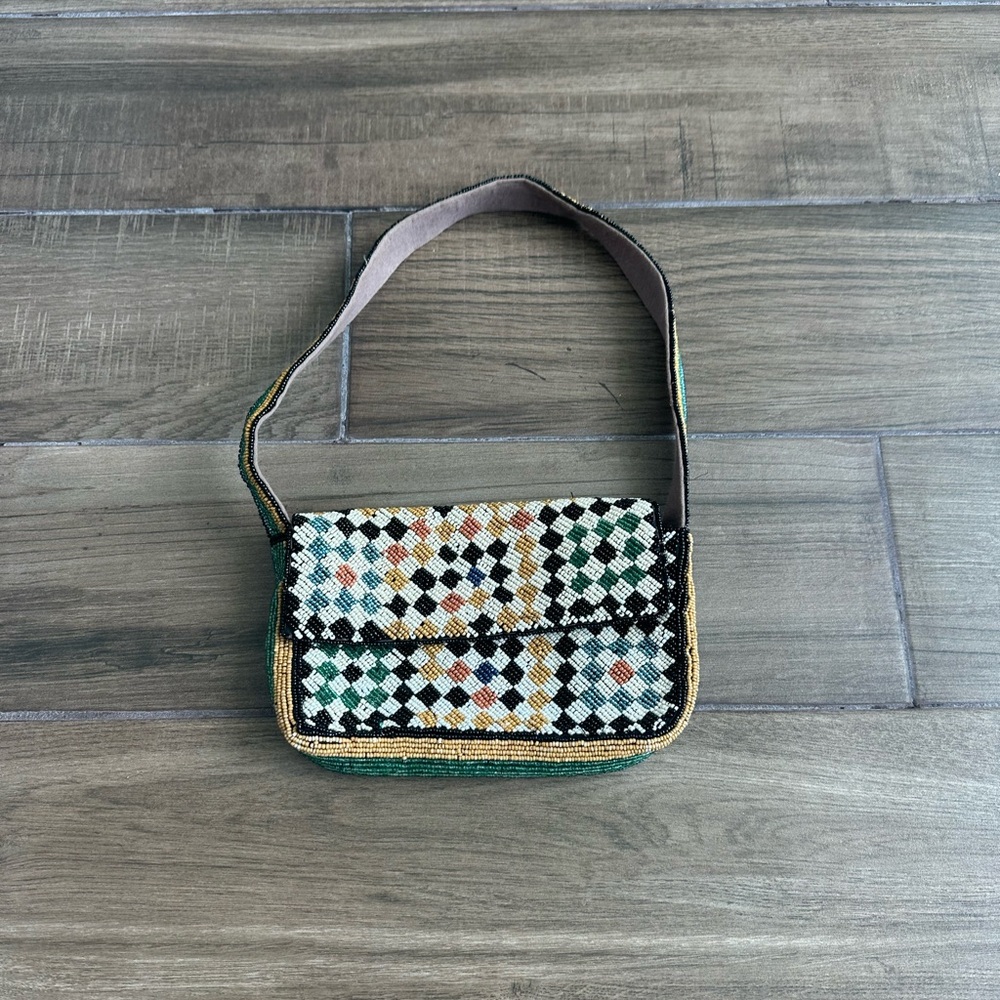 Beaded Anthropologie Shoulder Bag